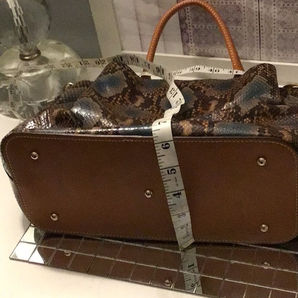 Dooney & Bourke Snake Skin Bag - Picture 15 of 16